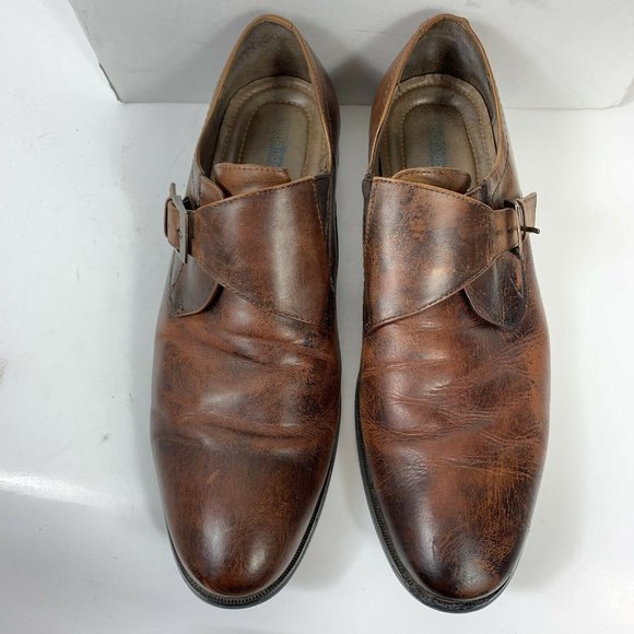 Vtg Robert David Aconto Calfskin Monks Men Sz 13M main image 7